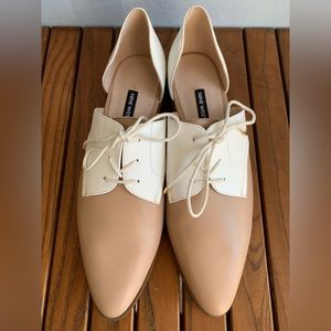 Nine West Watervelt cutout Oxford Flats 11 New